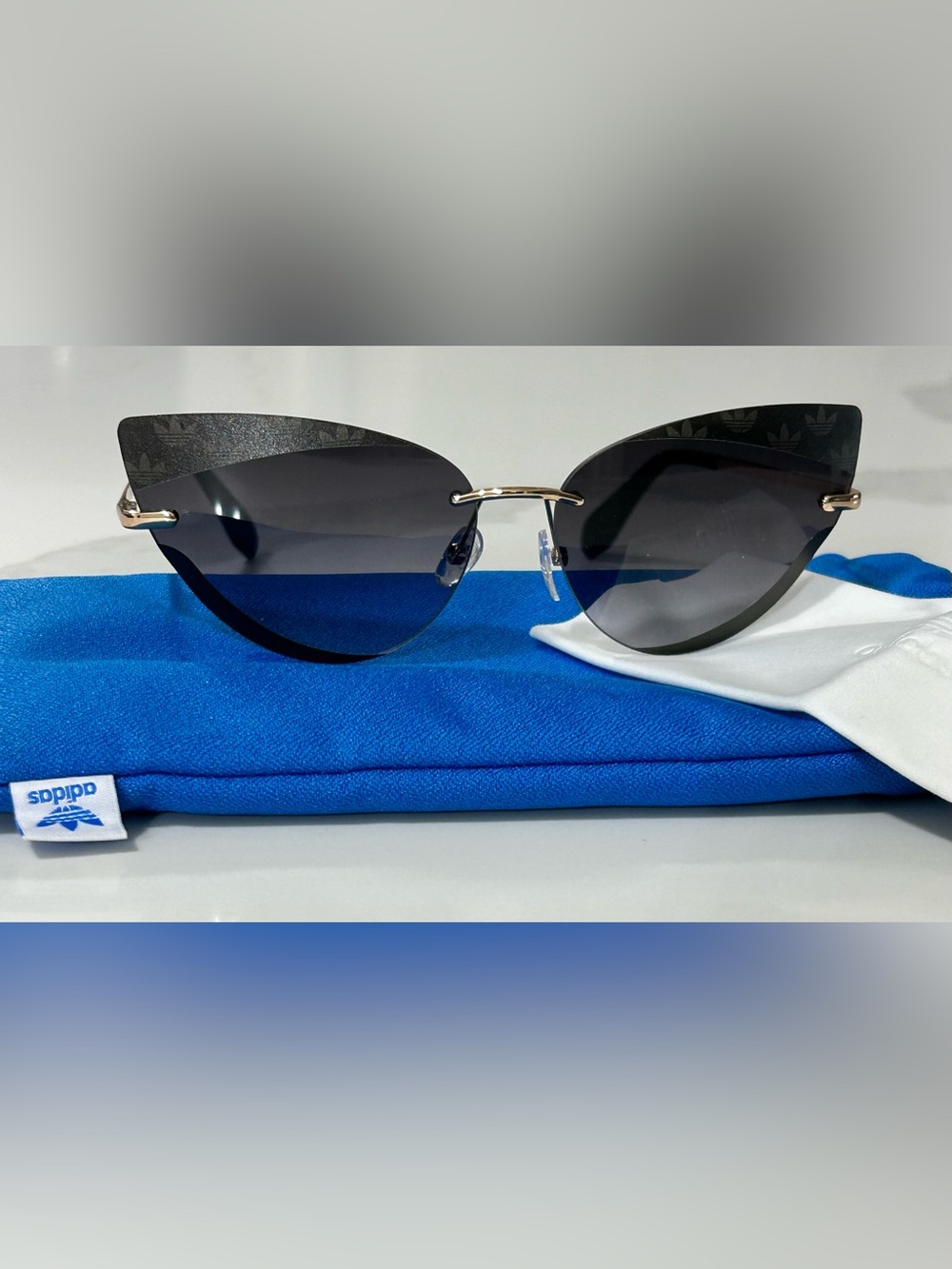 Adidas Sunglasses Black Rimless